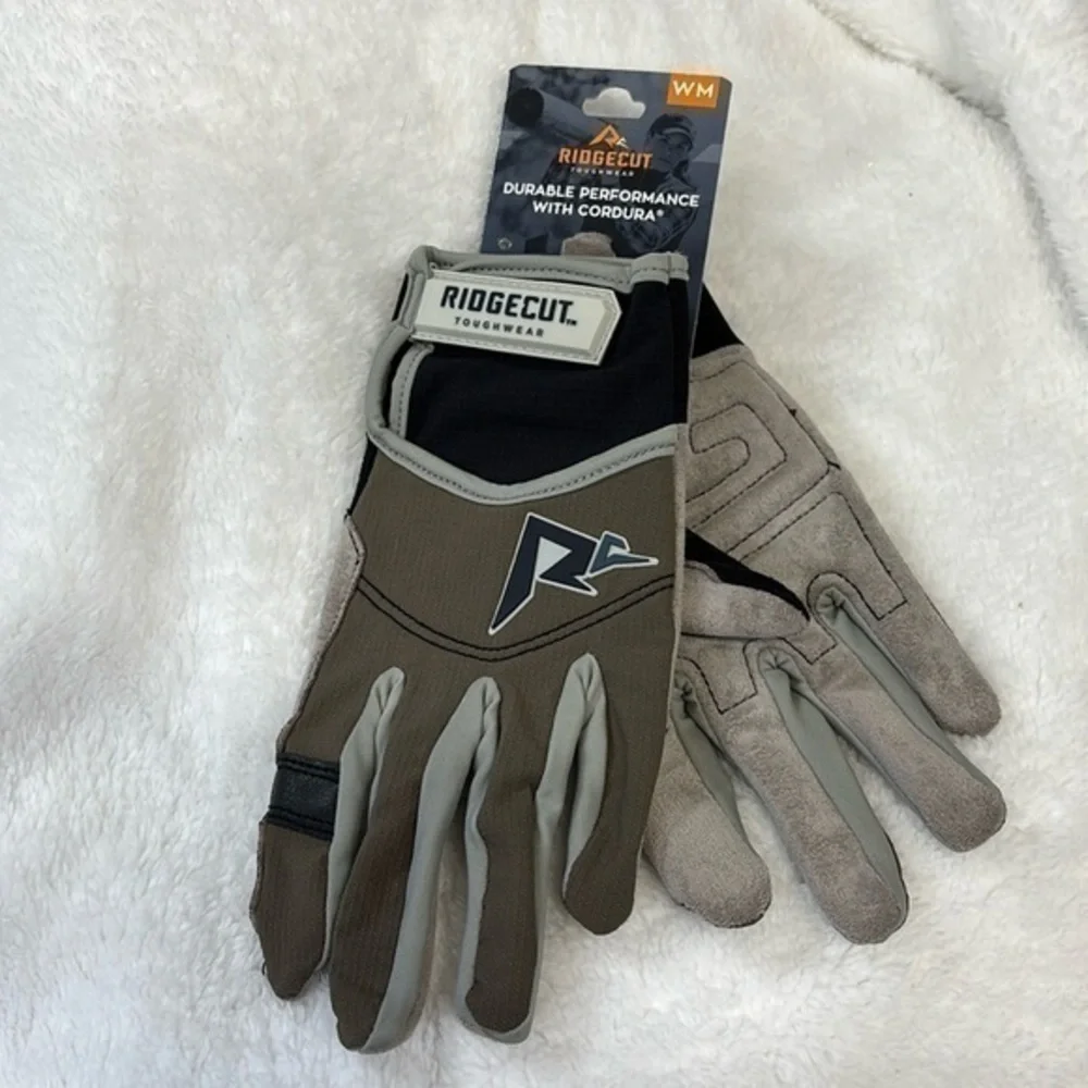 Ridgecut Tough wear durable performance knuckle touch screen work gloves